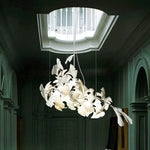 Golden Gingko Leaf Chandelier