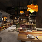 Rustic Modern Irregular Wooden Light