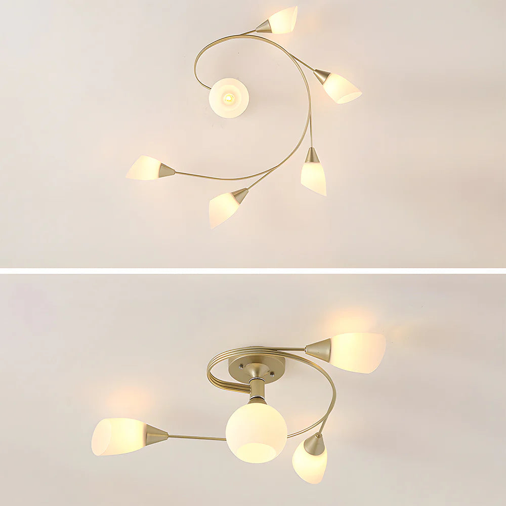 Scandinavian Minimalist Modern Creative Light Luxury Cream Style Living Room Dining Room Study Bedroom French Ceiling Light