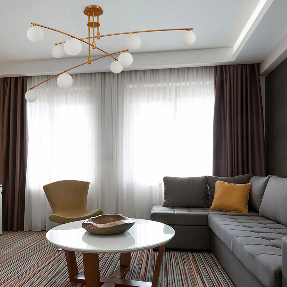 Nordic Sphere Glow Chandelier