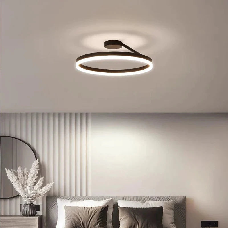 Sleek Round Nordic Ceiling Light