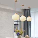 Antique Lantern Style Glass Pendant Lamp