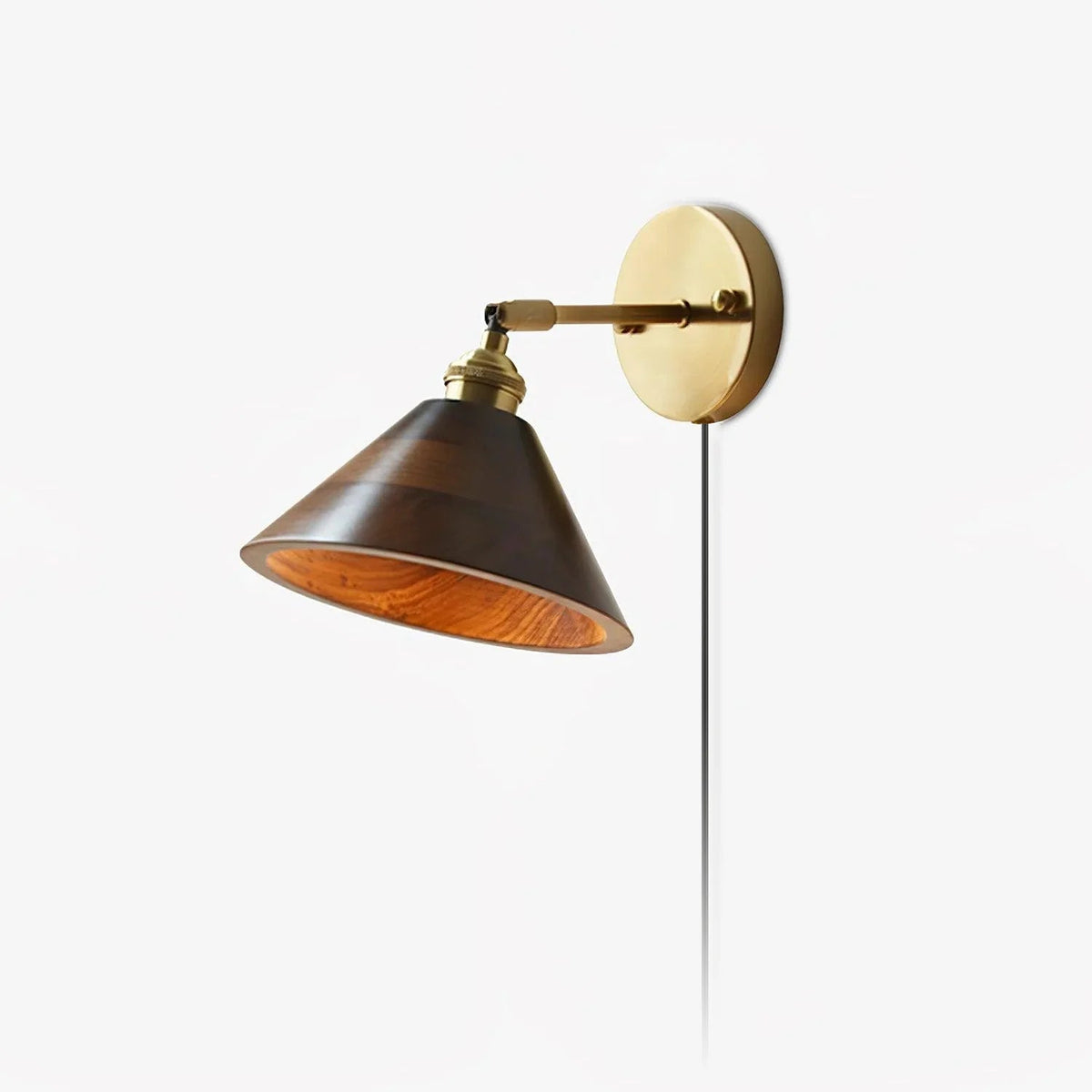 Nostalgic Wooden Wall Light
