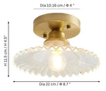 Creative Simple French Ceiling Lamp