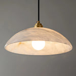 Lunaria Alabaster Pendant