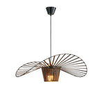 Modern Simple Fabric Hat Shape Pendant Light