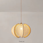 Artistic Wooden Irregular Pendant Light