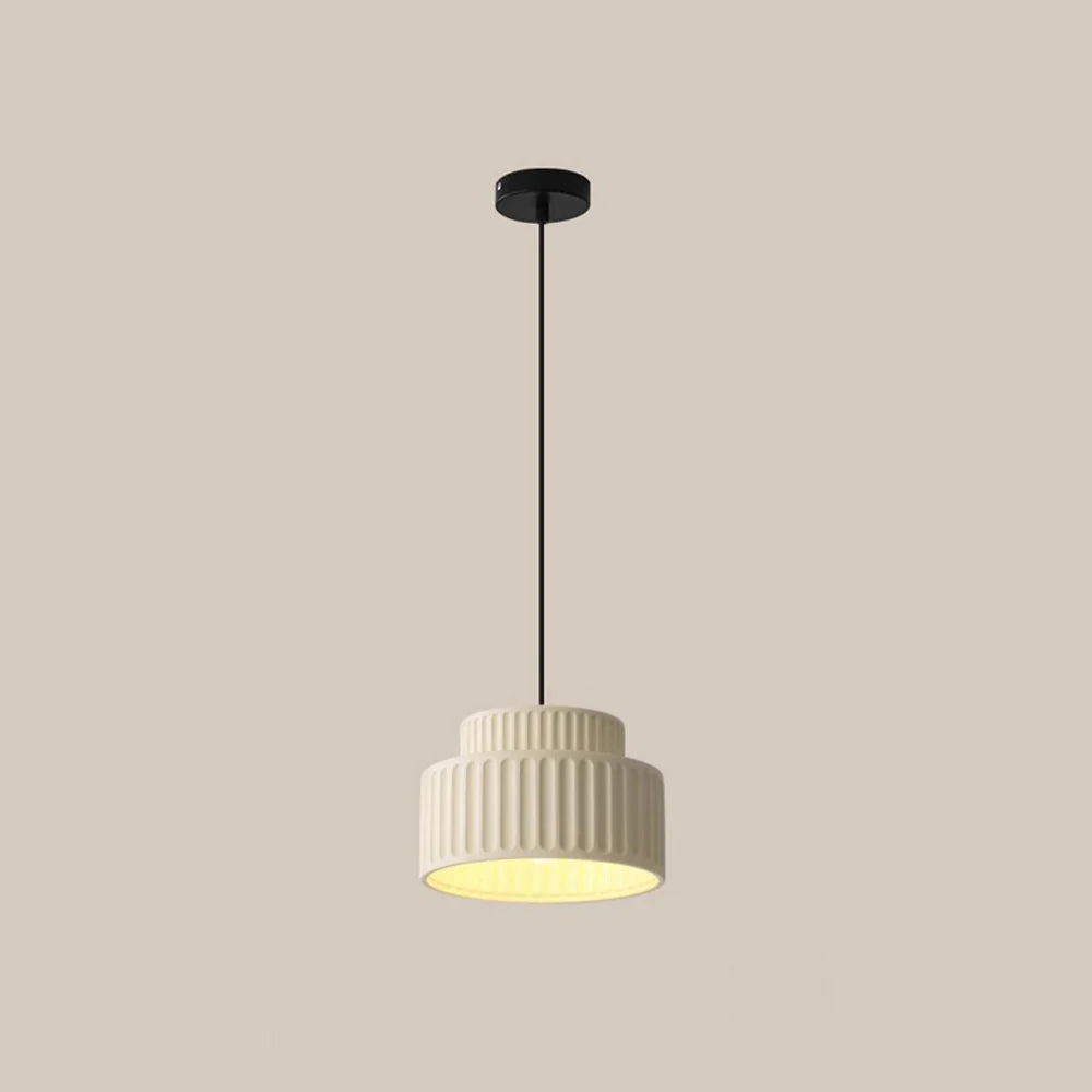 Sleek Bauhaus Resin Drop Light