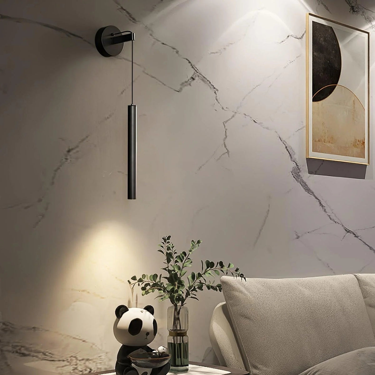 Linear Brass Wall Light