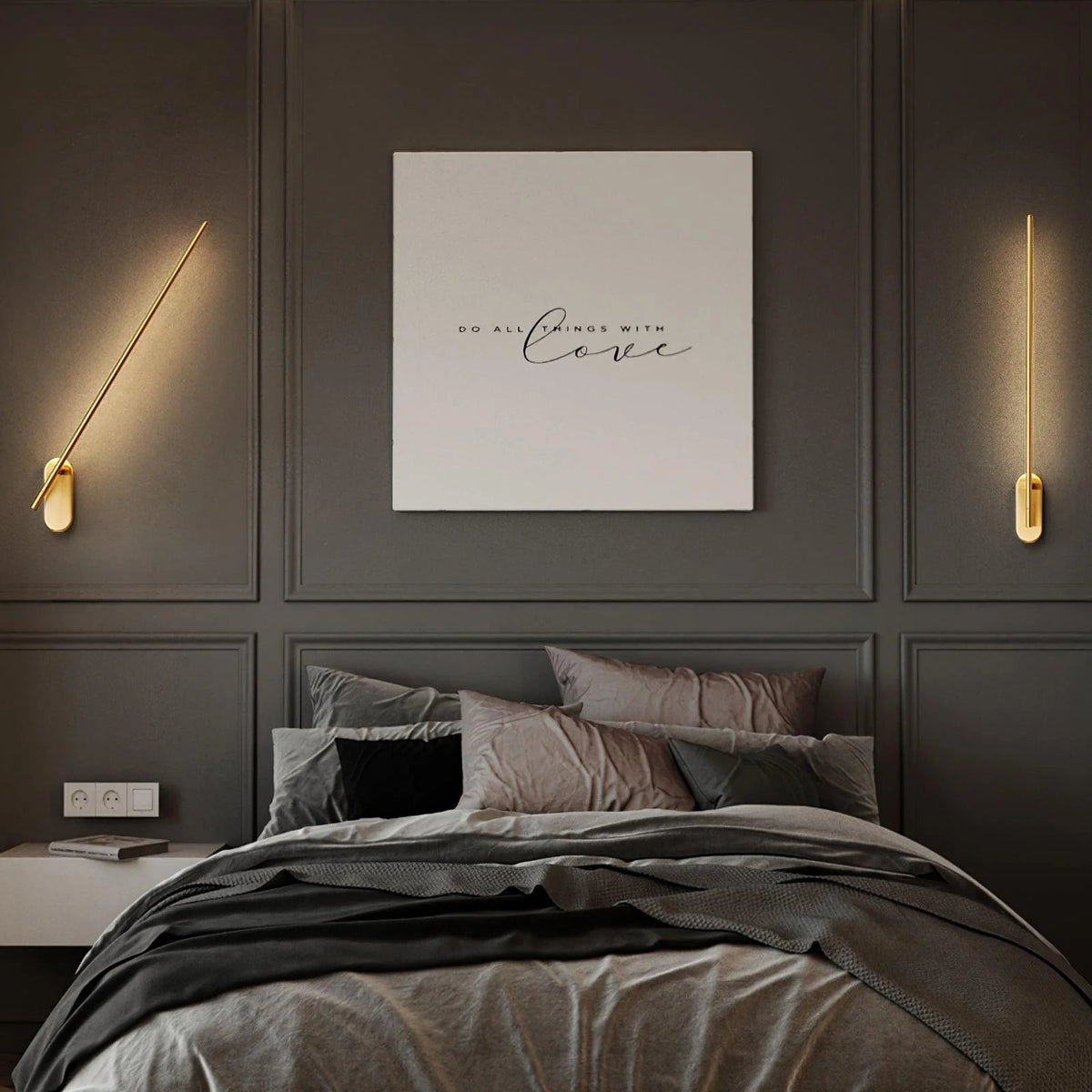 Linear Metal Wall Light