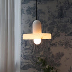 White Marble Pendant Light