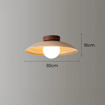 Rustic Mini Wood Ceiling Lamp