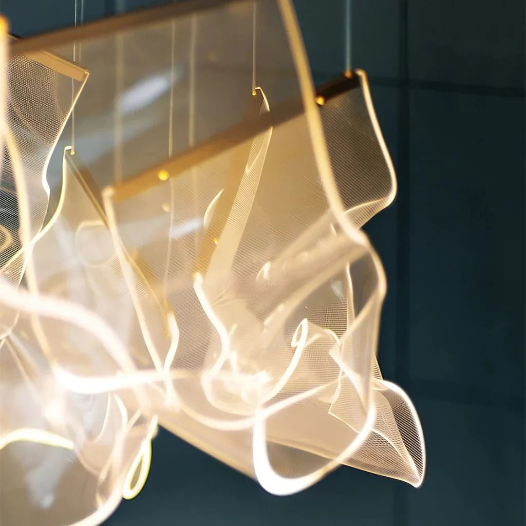 Double Storey Villa Living Room Light Luxurious And Artistic Chandelier