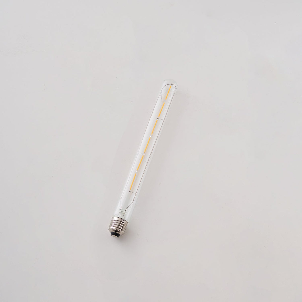 Tubular LED Filament Bulb in Clear Glass, E14/E27 Base