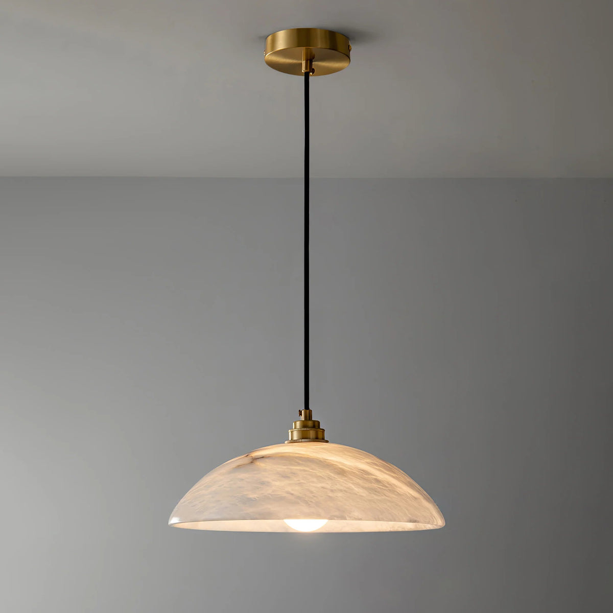Lunaria Alabaster Pendant