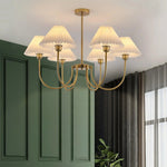 Aurelle Pleated Chandelier