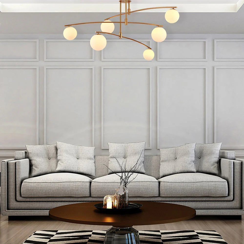 Nordic Sphere Glow Chandelier