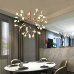 Rose Gold Glow Chandelier