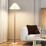 Antique Style Pleated Floor Lamp
