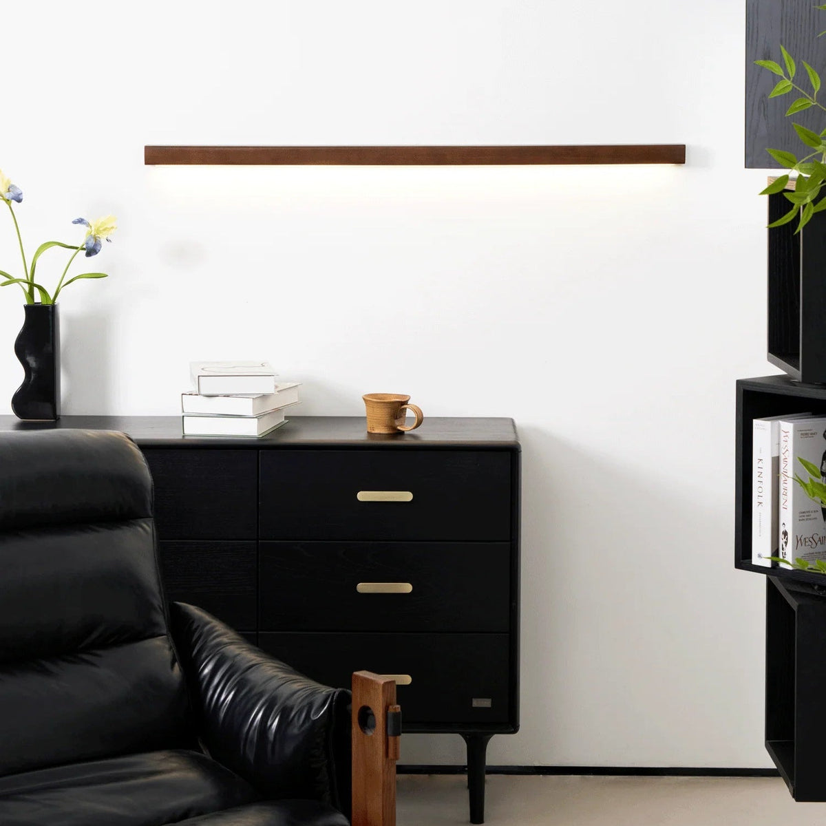 Arlo Contemporary Wood Wall Light