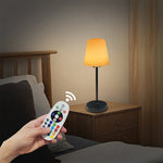 Aurelia Solar Table Lamp with Remote Control – Modern Minimalist LED