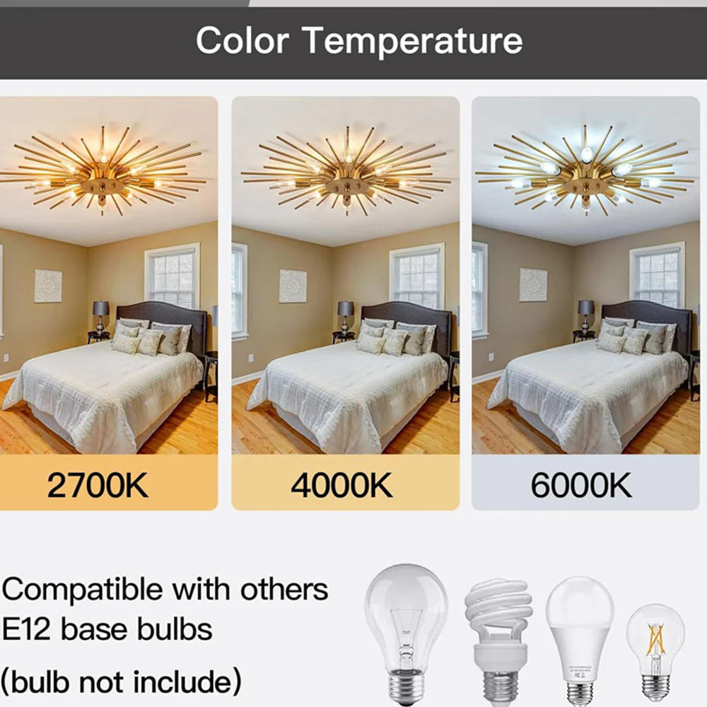 8 Light Metro Glow Ceiling Ligh