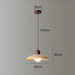 Rustic Mini Wood Ceiling Lamp