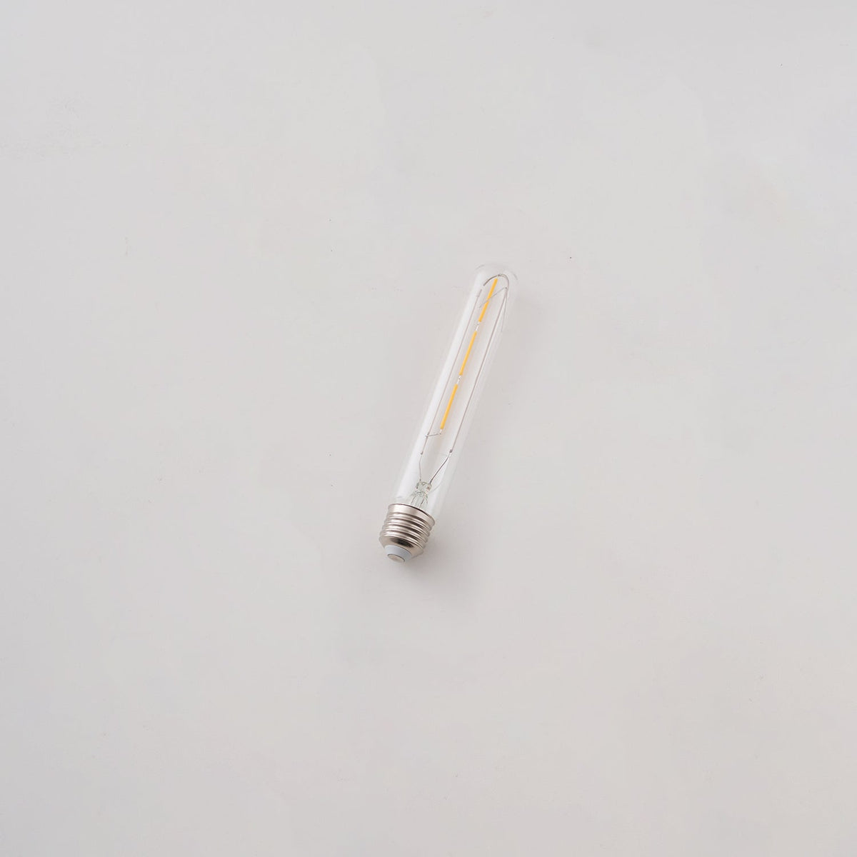 Tubular LED Filament Bulb in Clear Glass, E14/E27 Base