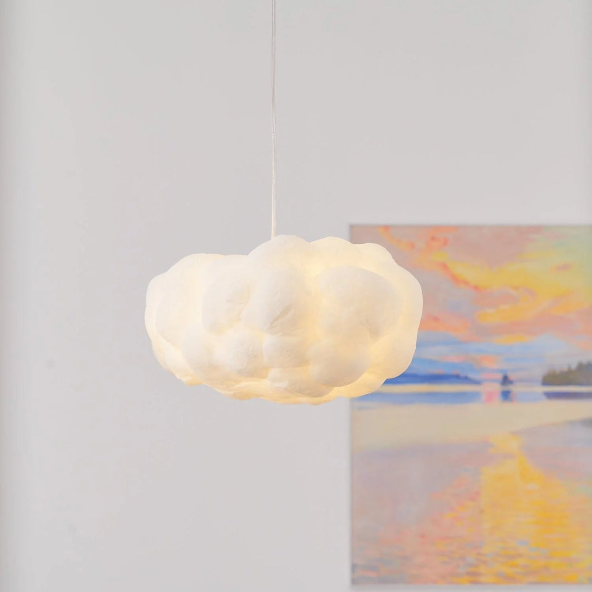 Personalized Restaurant Cloud Shaped Ceiling Lamp