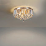 Simple Round Crystal Ceiling Lamp
