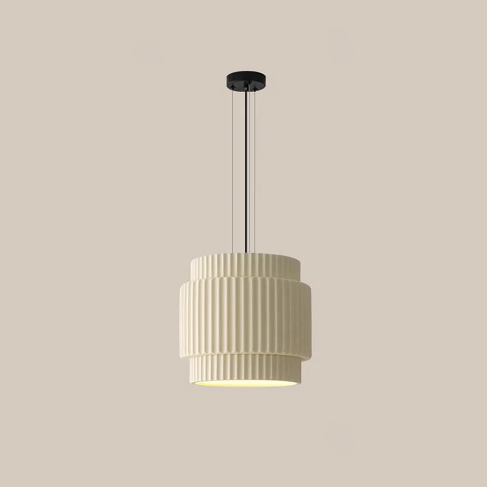 Sleek Bauhaus Resin Drop Light