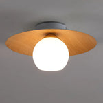 Minimalist Natural Timber Ceiling Lamp