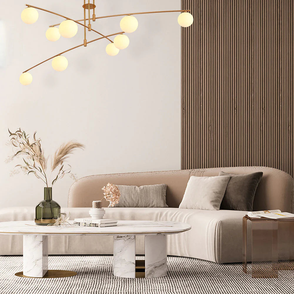 Nordic Sphere Glow Chandelier