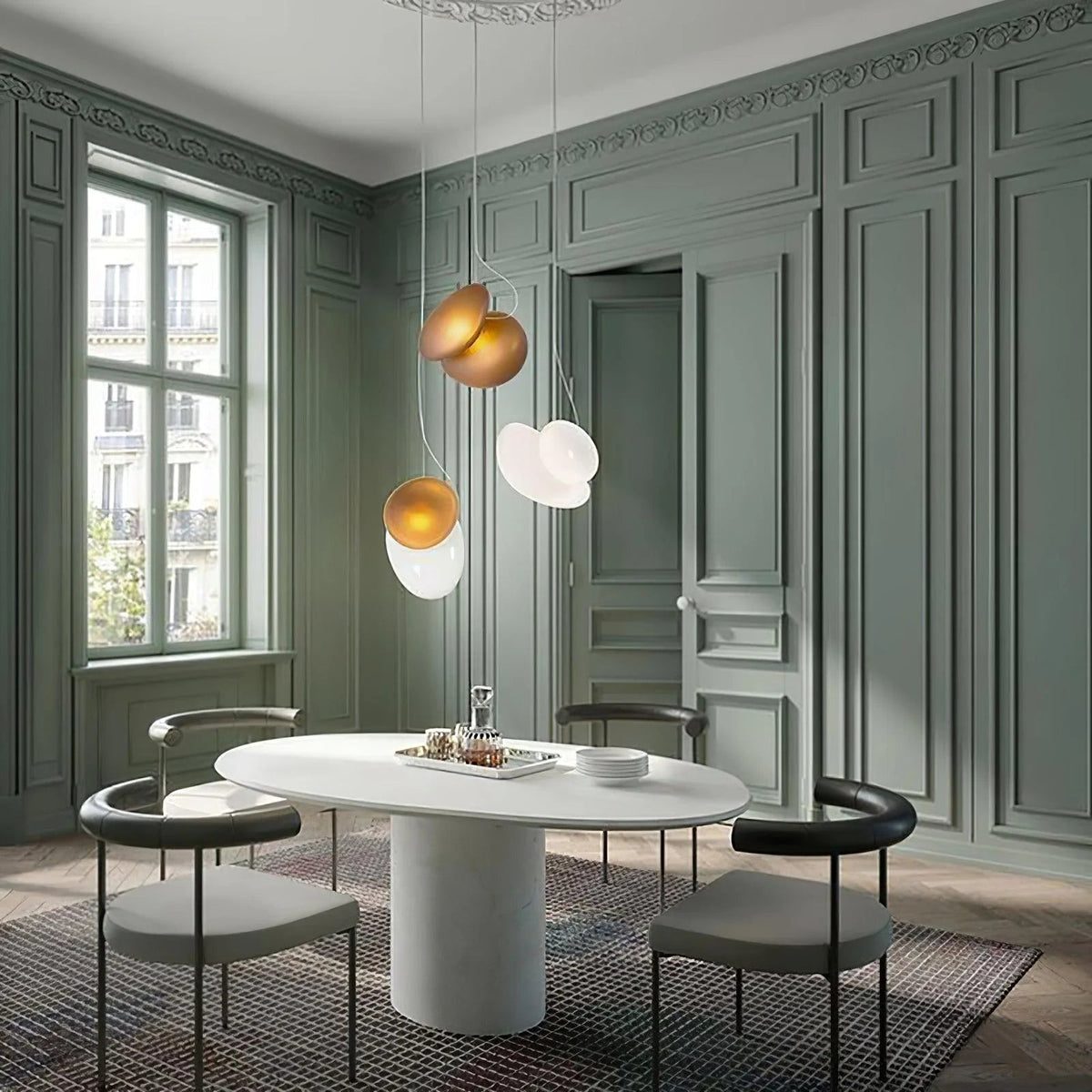 Opal Haze Pendant Light