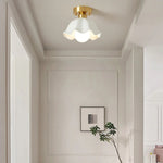 Minimalist White Dome Ceiling Light