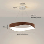 Nordic Creative Wood Grain Study Ceiling Lamp