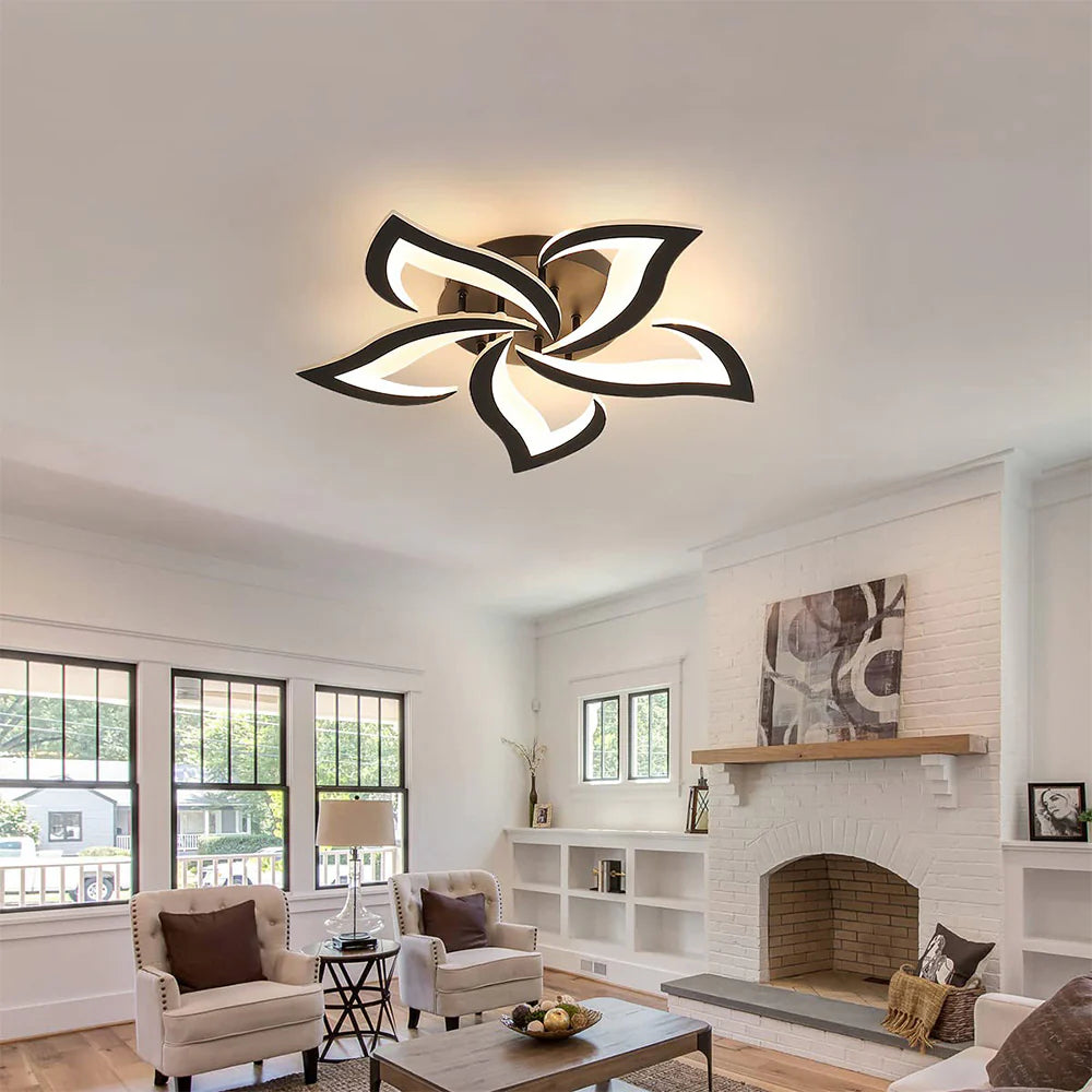 Modern Minimalist Elegant And Warm Led Ceiling Lamp For Living Room