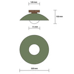 Modern Minimal Round Ceiling Light