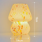 Creative Glass Retro Mushroom Table Lamp