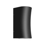 Aria Up-Down LED Outdoor Wall Light in Black Aluminum