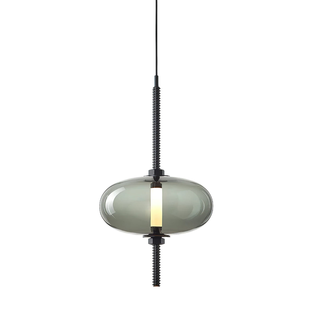 Under Pressure Art Glass Pendant Light with Integrated LED