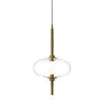 Under Pressure Art Glass Pendant Light with Integrated LED