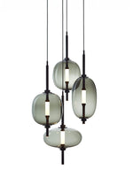 Under Pressure Art Glass Pendant Light with Integrated LED