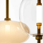 Under Pressure Art Glass Pendant Light with Integrated LED