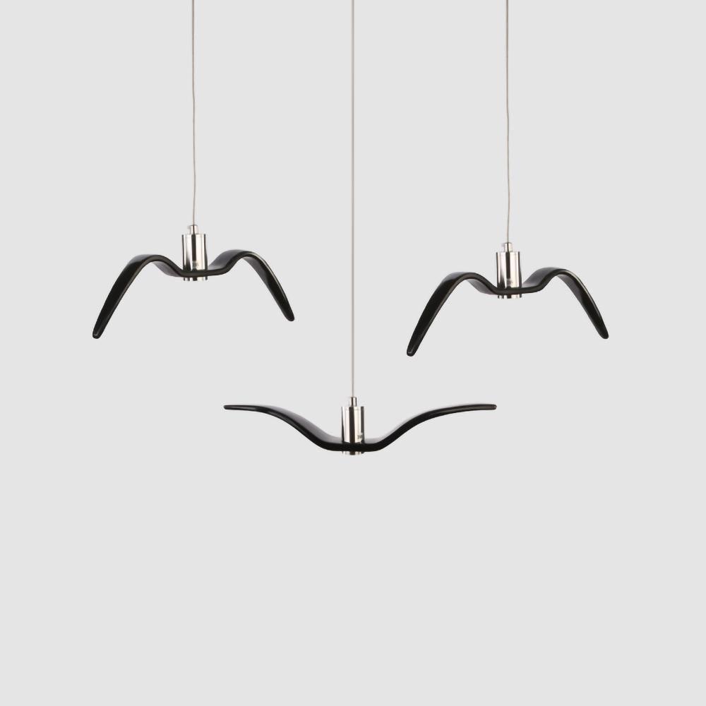 Aviara LED Pendant Light – Modern Aluminum Bird-Inspired Ceiling Lamp