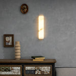 Alvia Alabaster Wall Sconce — Natural Stone LED Wall Light