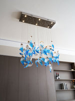 Ocean Drift Hand-Blown Glass Chandelier for Modern Interiors