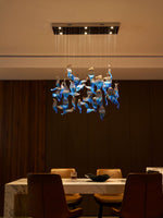 Ocean Drift Hand-Blown Glass Chandelier for Modern Interiors