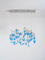 Ocean Drift Hand-Blown Glass Chandelier for Modern Interiors