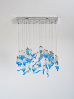 Ocean Drift Hand-Blown Glass Chandelier for Modern Interiors